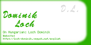 dominik loch business card